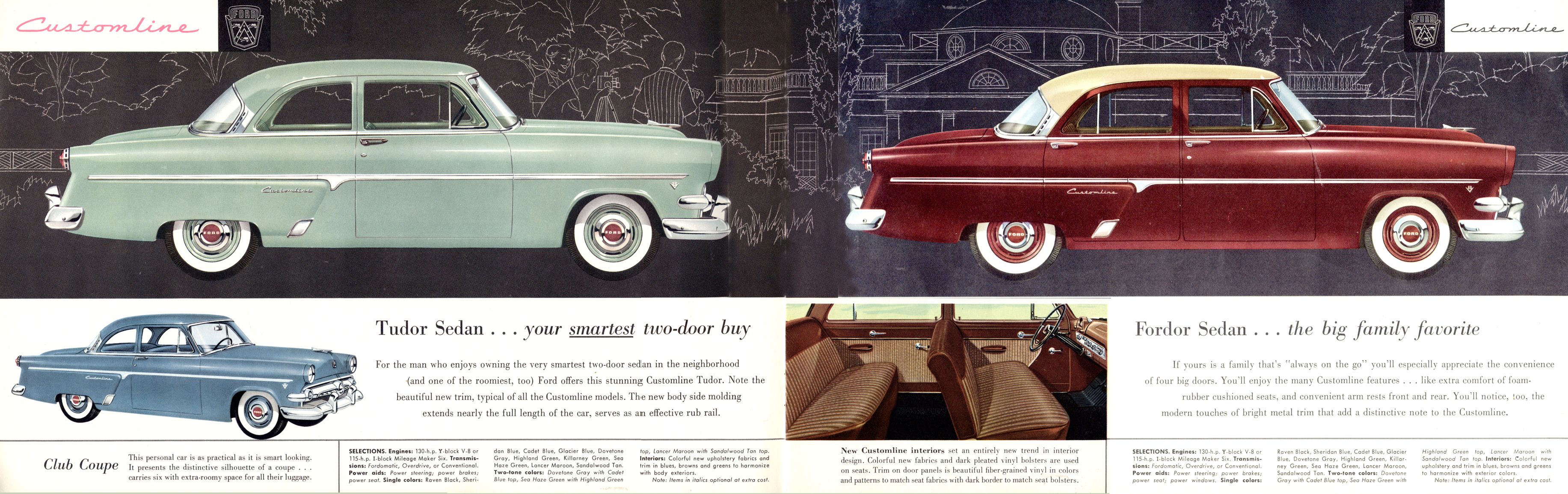 1954 Ford Brochure Page 3
